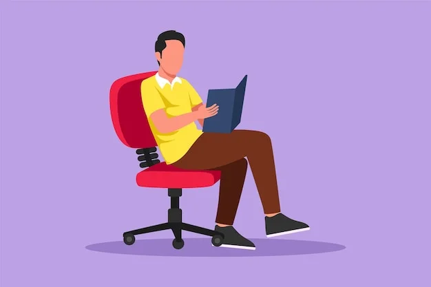 An illustration showing a player's freedom of movement in the Velocity Weave chair.