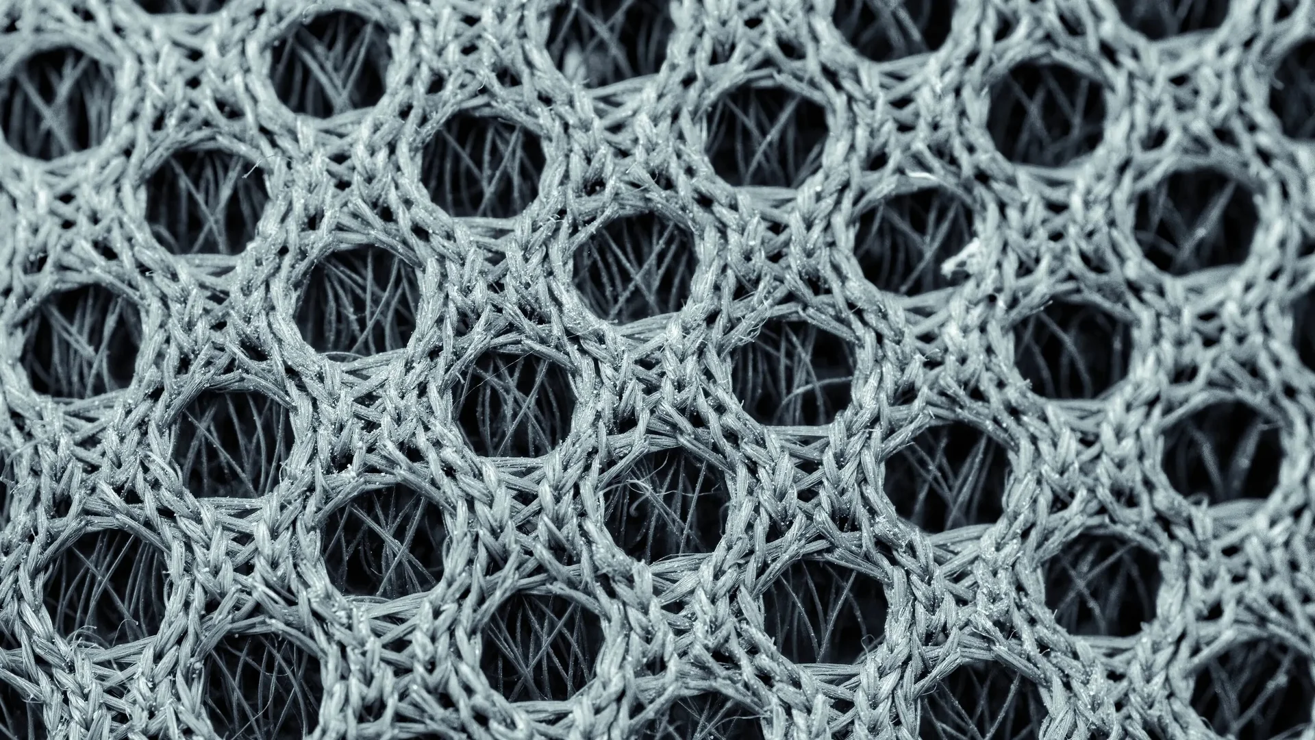 A macro shot detailing the weave of the Aether Pro fabric.