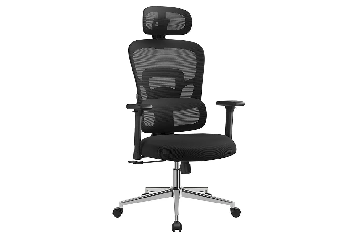 A rear view of the Nebula Mesh, highlighting the lumbar structure.